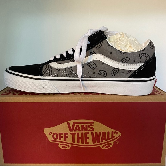 NEW VANS OLD SKOOL PAISLEY UNISEX MEN 8.5 - Picture 3 of 8